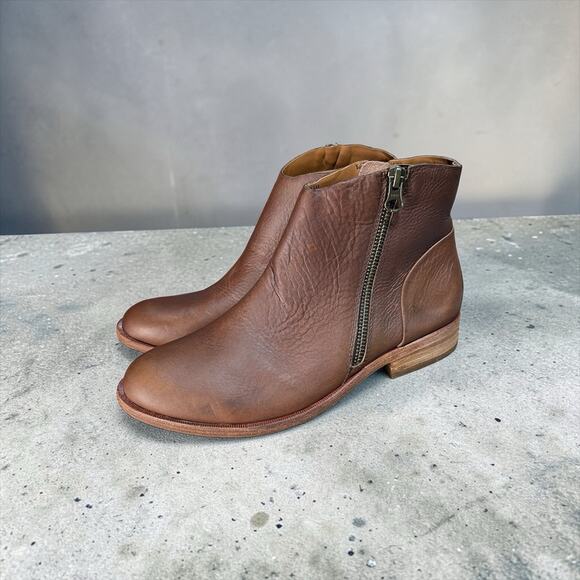 Kork-Ease Shoes - Korke-Ease Brown Leather Ankle Booties Women’s Shoe Size 7.5